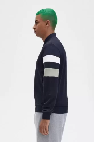 Chaquetas deportivas con mangas con ribete para hombre