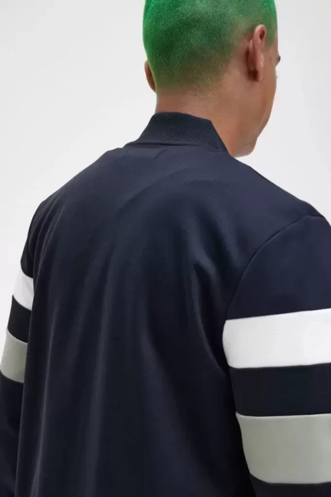 Chaquetas deportivas con mangas con ribete para hombre