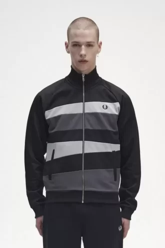 Chaquetas deportivas con paneles de contraste para hombre