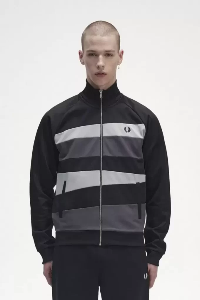Chaquetas deportivas con paneles de contraste para hombre