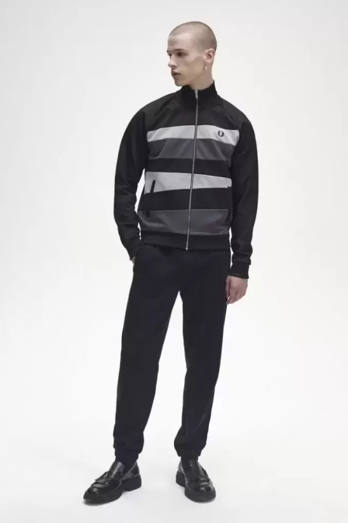 Chaquetas deportivas con paneles de contraste para hombre