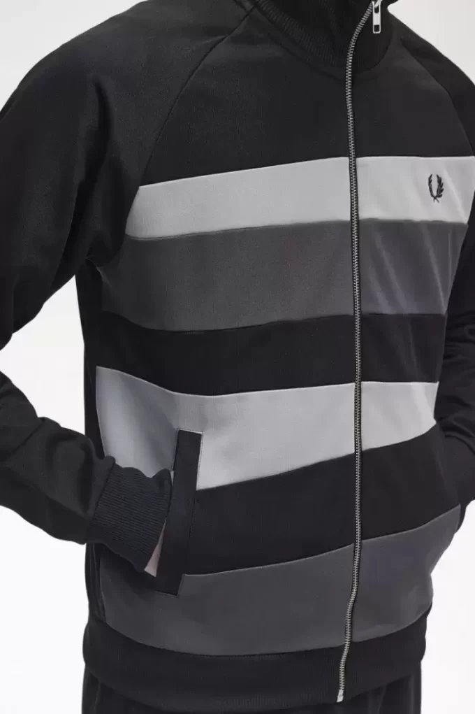 Chaquetas deportivas con paneles de contraste para hombre