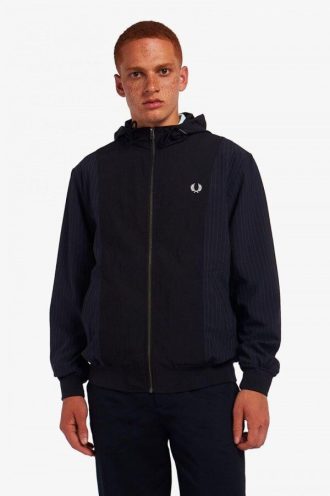 Chaquetas deportivas tejidas con paneles de raya diplomática