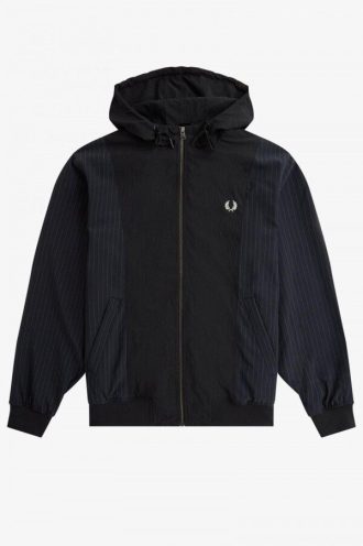 Chaquetas deportivas tejidas con paneles de raya diplomática