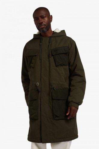 Chaquetas parka con bolsillos utilitarios