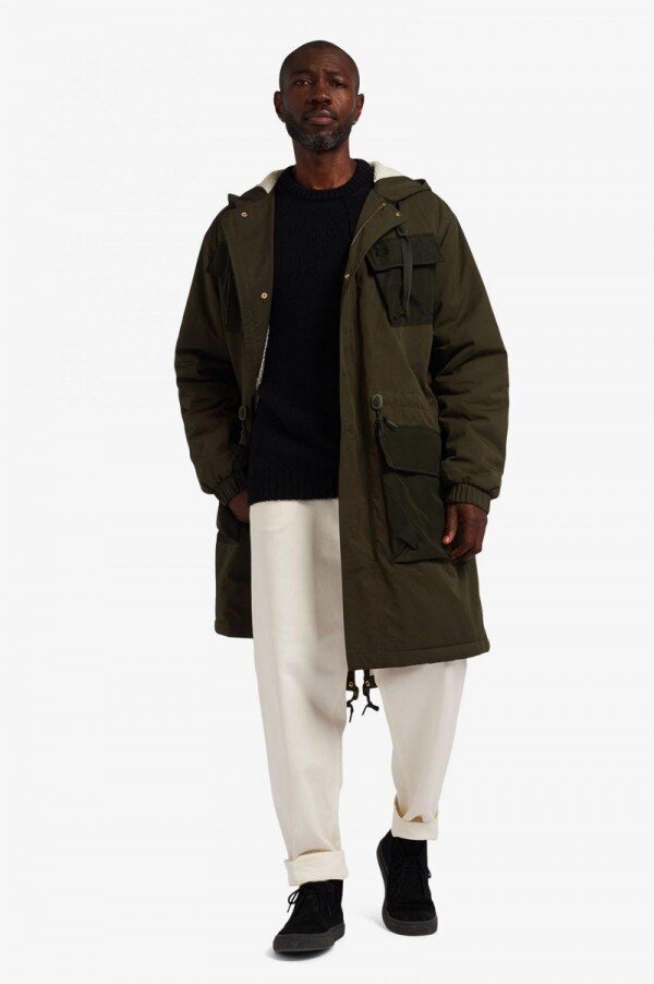 Chaquetas parka con bolsillos utilitarios Chaquetas parka con bolsillos utilitarios