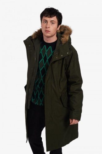 Chaquetas parka con forro y cremallera