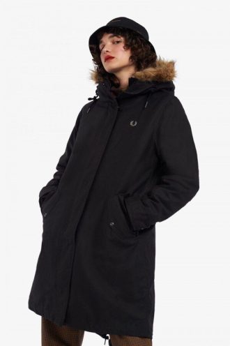 Chaquetas parka con forro y cremallera