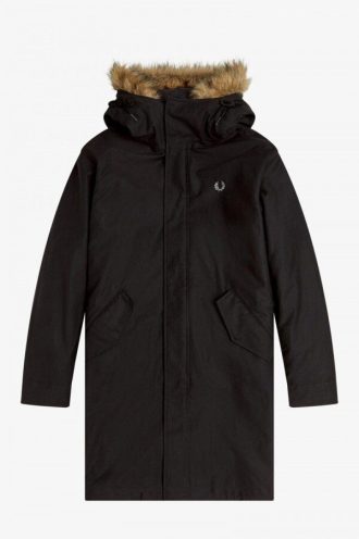 Chaquetas parka con forro y cremallera