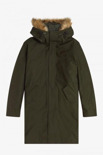 Chaquetas parka con forro y cremallera