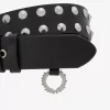 Cinturones de cuero con tachuelas para hombre Cinturones de cuero con tachuelas para hombre