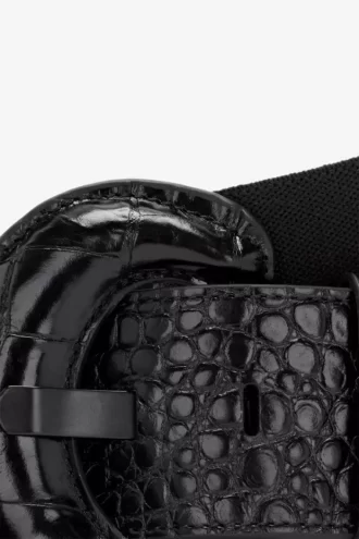 Cinturones de cuero elástico para mujer
