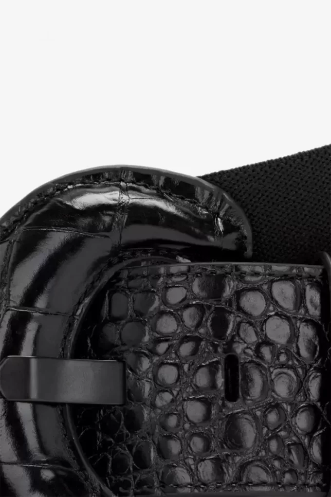 Cinturones de cuero elástico para mujer Cinturones de cuero elástico para mujer
