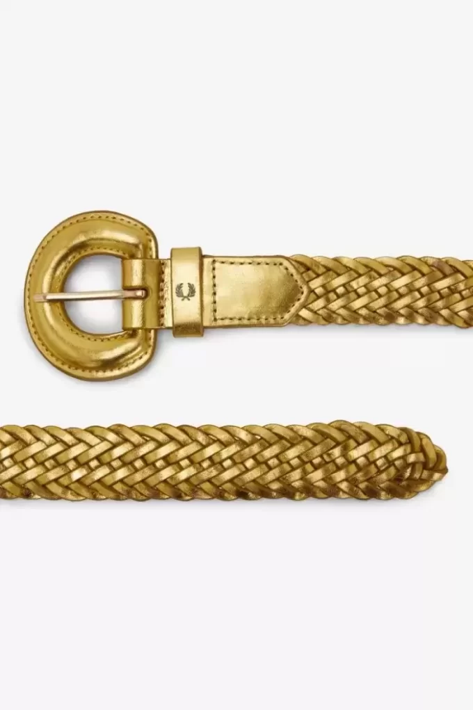 Cinturones de cuero tejido para mujer Cinturones de cuero tejido para mujer