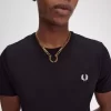 Collar de corona de laurel gruesa, joyería para mujer
