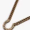 Collar de corona de laurel gruesa, joyería para mujer