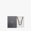 Collar de corona de laurel gruesa, joyería para mujer