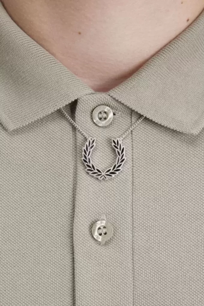 Collar de corona de laurel, joyería para mujer