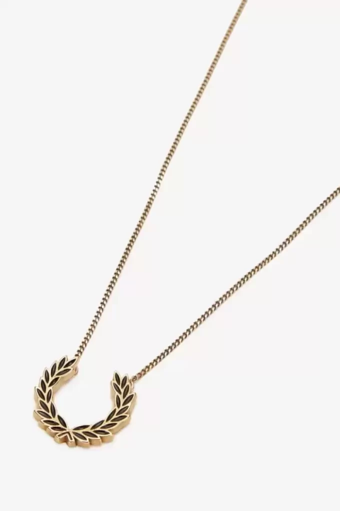 Collar de corona de laurel, joyería para hombre Collar de corona de laurel, joyería para hombre