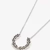Collar de corona de laurel, joyería para mujer