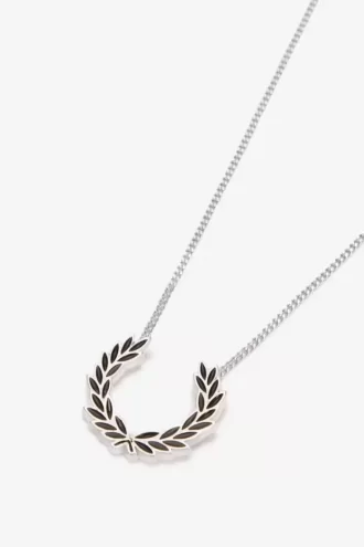 Collar de corona de laurel, joyería para mujer