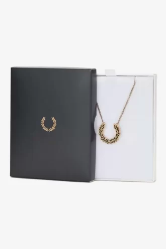 Collar de corona de laurel, joyería para hombre
