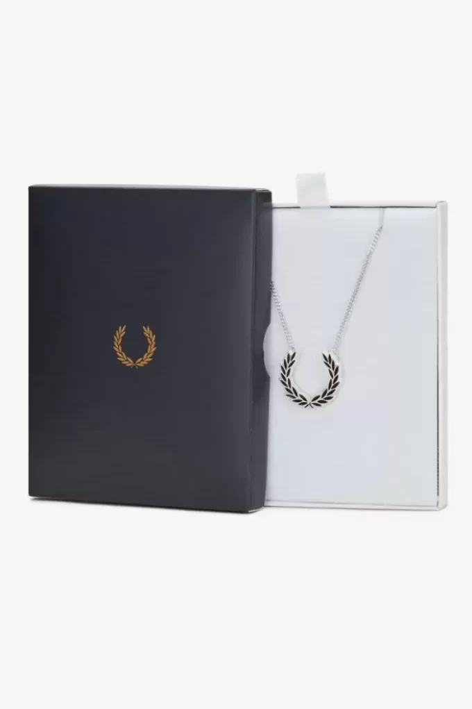 Collar de corona de laurel, joyería para mujer