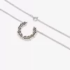 Collar de corona de laurel, joyería para mujer