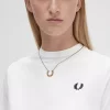 Collar de corona de laurel, joyería para mujer Collar de corona de laurel, joyería para mujer
