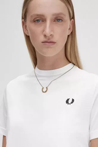 Collar de corona de laurel, joyería para mujer