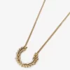 Collar de corona de laurel, joyería para mujer Collar de corona de laurel, joyería para mujer