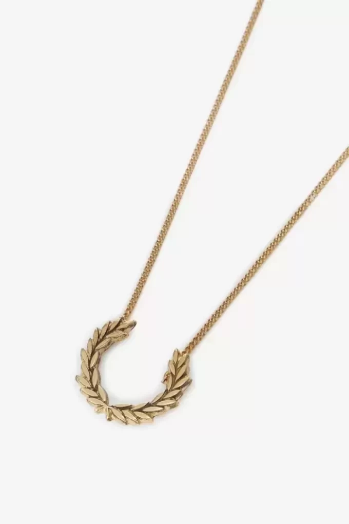 Collar de corona de laurel, joyería para mujer Collar de corona de laurel, joyería para mujer