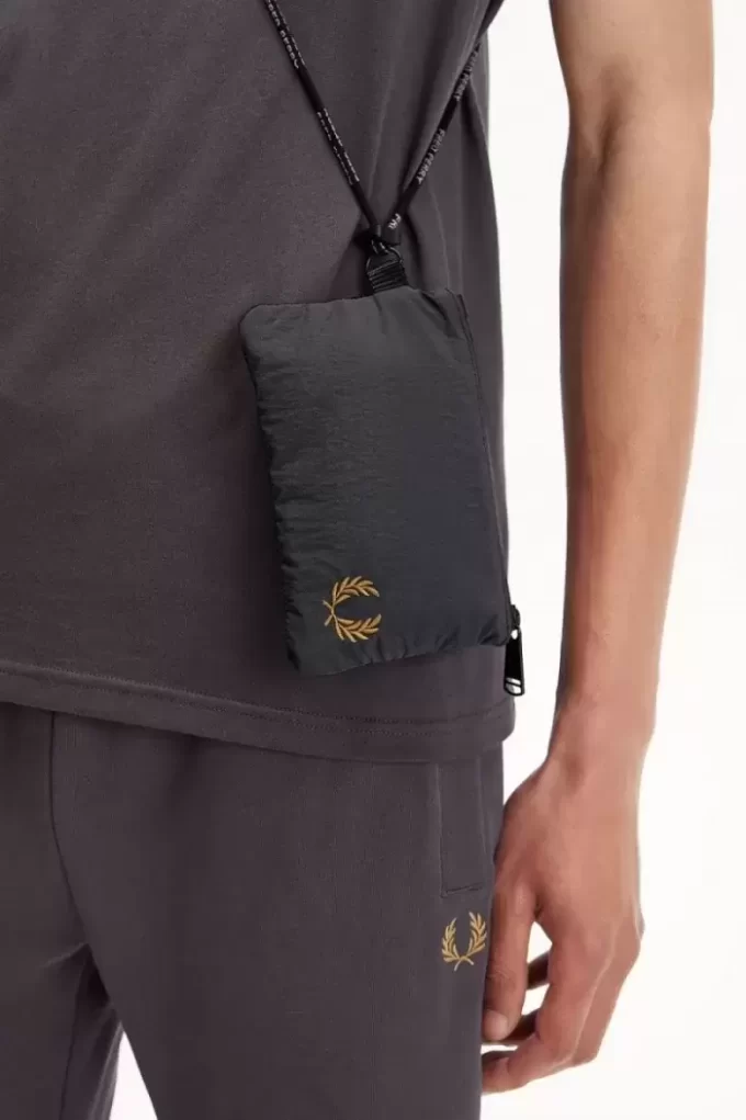 Cordón de nailon arrugado para bolsos de hombre