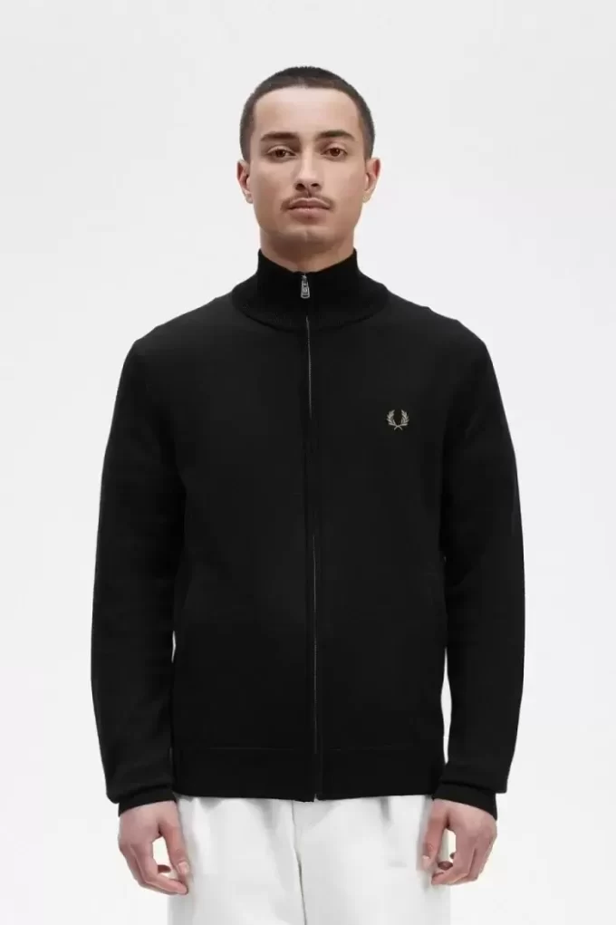 Cárdigan clásico con cremallera para hombre Cárdigan clásico con cremallera para hombre