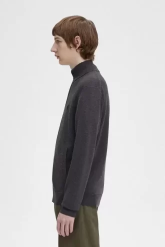 Cárdigan clásico con cremallera para hombre