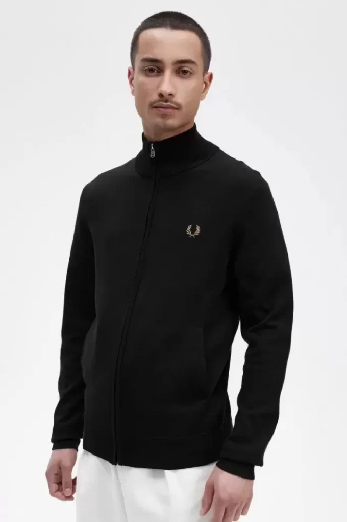 Cárdigan clásico con cremallera para hombre Cárdigan clásico con cremallera para hombre