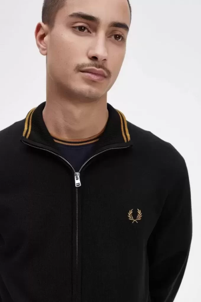 Cárdigan clásico con cremallera para hombre Cárdigan clásico con cremallera para hombre