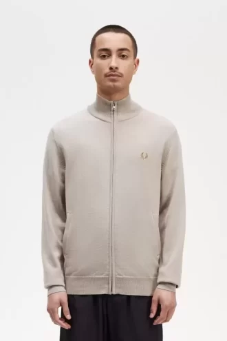 Cárdigan con cremallera para hombre