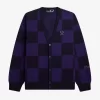 Cárdigan de cuadros para hombre Cárdigan de cuadros para hombre
