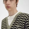 Cárdigan de jacquard para hombre Cárdigan de jacquard para hombre
