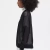 Cárdigan transparente con cuello en V para mujer