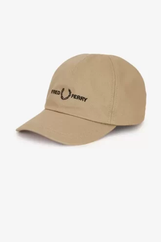 Gorras de sarga con marca gráfica para hombre