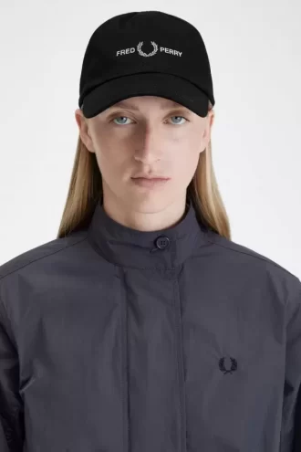 Gorras de sarga con marca gráfica para hombre