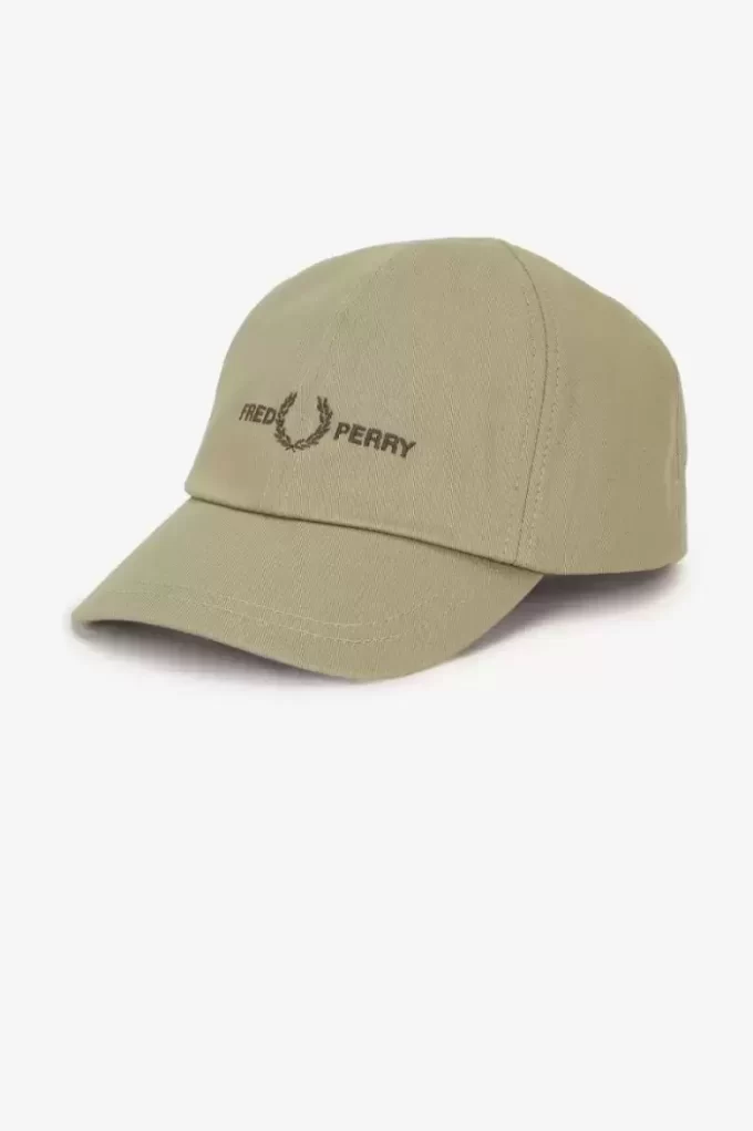 Gorras de sarga con marca gráfica para hombre