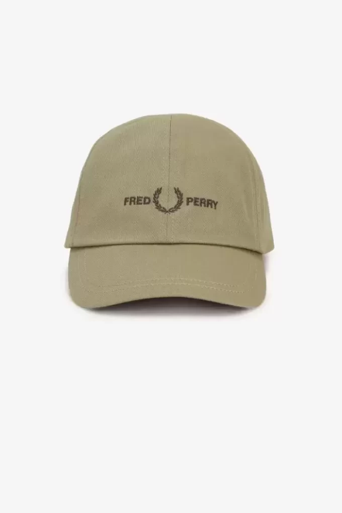 Gorras de sarga con marca gráfica para hombre