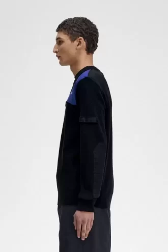 Jersey con detalle de parche para hombre