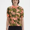 Jersey con estampado de palmeras para mujer Jersey con estampado de palmeras para mujer