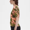 Jersey con estampado de palmeras para mujer Jersey con estampado de palmeras para mujer