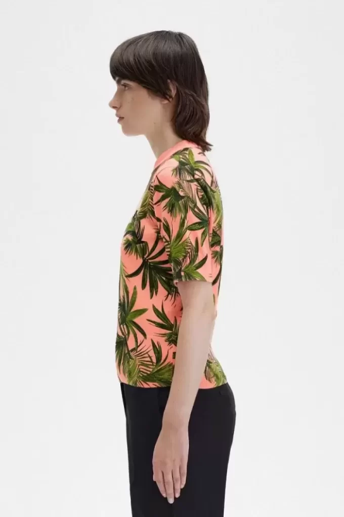 Jersey con estampado de palmeras para mujer Jersey con estampado de palmeras para mujer