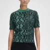Jersey con estampado de serpiente para mujer Jersey con estampado de serpiente para mujer